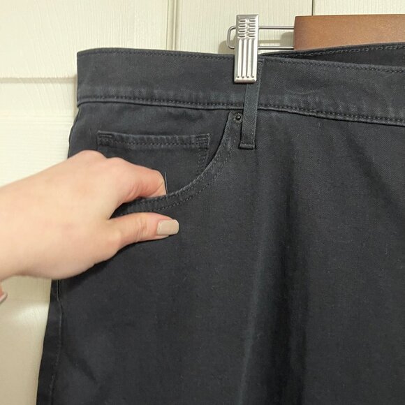 Levi's Women's NWOT Black Stretch 721 High Rise Skinny Jeans Plus Size 24W - Picture 5 of 10